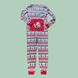 Buc-ee's Striped Christmas Onesie Youth Large